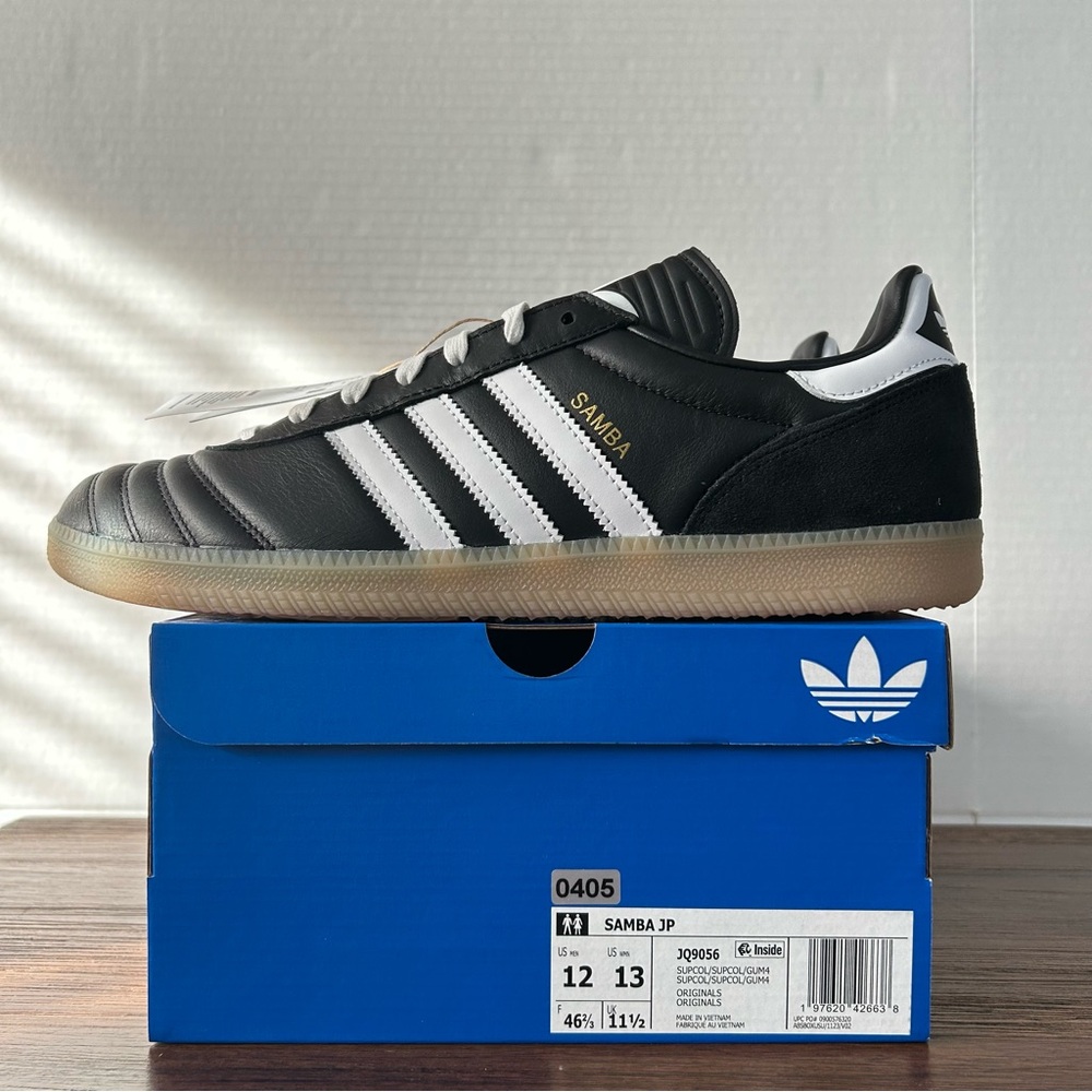 Adidas Samba JP Black and White Gum Size M12/W13 - Picture 2 of 7